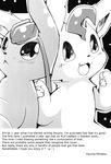  ambiguous_gender azuma_minatsu comic duo eeveelution feral glaceon kemono leafeon looking_at_viewer nintendo pok&eacute;mon translated video_games 