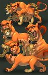 ambiguous_gender collar disney duo feline feral ifus jaguar king mammal paws royalty rubber the_lion_king transformation vitani 