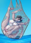  2015 anthro big_breasts black_hair breasts female fin fish fishnet fivel hair hi_res marine nipples nude pointy_ears pussy sea shark solo water wet 
