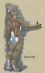  2015 antlers butt cervine deer horn male mammal nude richard_foley solo 