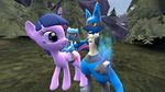 2015 3d anthro aura canine cartoon cgi cute cutie_mark equine father female feral forest friendship_is_magic fur glowing horn horse lucario male mammal mother my_little_pony nintendo parent pok&eacute;mon pony riolu son source_filmmaker tree twilight_sparkle_(mlp) video_games winged_unicorn wings wolf 