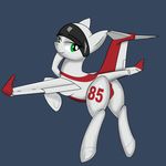 aeromorph aircraft airplane animal_genitalia anus ardupi bedroom_eyes cartoon dock equine equine_pussy fan_character female fur green_eyes hooves jet looking_at_viewer looking_back mammal mechanical my_little_pony pegasus presenting puffy_anus pussy rear_view smile solo wings 