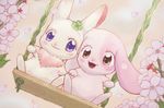  :3 anime anthro blush brown_eyes cherry_blossom chest_tuft chima clover comic duo eyelashes female fur happy_happy_clover japanese lagomorph long_ears mallow mammal manga meru pink_fur pixiv purple_eyes rabbit sayuri_tatsuyama shamrock swing tuft unknown_artist white_fur 