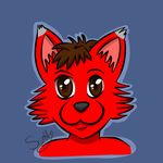  anthro bust_portrait canine fox male mammal portrait solo thebadnewsbear 