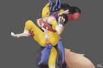  anal angry_sex anthro balls bandai black_claws black_sclera breasts crossover crying digimon dragontherapist duo female forced fur knotting lucario male mega_evolution mega_lucario nintendo nipples paws penis plain_background pok&eacute;mon pussy pussy_juice rape renamon sex straight tears video_games wet yellow_fur 