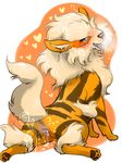  anus arcanine bigger_version_at_the_source blue_eyes blush canine censored cum cum_in_pussy cum_inside denmoko dog female feral huff mammal nintendo plain_background pok&eacute;mon presenting pussy solo video_games 