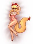  2014 anthro areola big_breasts blonde_hair blue_eyes breasts callie_briggs cat clothed clothing darrengeers erect_nipples eyewear feline female glasses hair mammal nipples pinup pose pussy skimpy smile solo swat_kats translucent transparent_clothing 