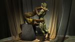  3d anthro butt duo gay lizard male oral reptile reptilian scalie wooky 