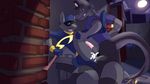  alley anal anal_penetration anus cane cum cum_in_ass cum_inside cum_on_tail gay guard male mammal mask messy moan moon orgasm penetration penis raccoon red-9 sly sly_cooper sly_cooper_(series) sovy thick_tail trashcan unprofessional_behavior 