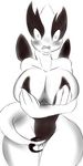  angry anthro anthrofied big_breasts blush breasts covering covering_breasts female huge_breasts legendary_pok&eacute;mon looking_at_viewer lugia nintendo nude open_mouth plain_background pok&eacute;mon solo standing video_games white_background wide_hips zxx3 