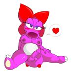  birdo blush bodyattk bow breasts chubby dickgirl intersex mario_bros nintendo penis purple_eyes video_games 