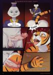 anthro balls bdsm blush bodily_fluids bondage bound butt claw_marks clothed clothing comic dialogue digital_media_(artwork) dominant dominant_male dreamworks duo english_text erection felid female female_penetrated from_behind_position fur genital_fluids genitals hacatiko hand_tied hi_res humanoid_genitalia humanoid_penis imminent_sex internal internal_vaginal kung_fu_panda lagomorph larger_female larger_penetrated leporid looking_pleasured lying male male/female male_penetrating male_penetrating_female mammal master_tigress narrowed_eyes nude on_front open_mouth pantherine penetration penile penile_penetration penis penis_in_vagina rabbit saliva saliva_on_tongue sex size_difference small_dom_big_sub smaller_male smile speech_bubble submissive submissive_female tail text tiger tongue tongue_out topwear undressing undressing_self uterus vaginal vaginal_penetration vein veiny_penis vulva