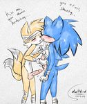  2014 balls bandage big_penis bipedal blush canine couple dullvivid erection fox gay handjob huge_penis kissing male mammal miles_prower mutual_masturbation parody penis sega sonic_(series) sonic_boom sonic_the_hedgehog vein veiny_penis 