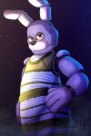 2:3 4_fingers absurd_res alternate_version_at_source animatronic anthro black_and_blue_dress_(meme) blueji bonnie_(fnaf) clothed clothing countershade_face countershading crossdressing digital_drawing_(artwork) digital_media_(artwork) dress fingers five_nights_at_freddy&#039;s hand_on_hip hi_res looking_at_viewer machine male meme meme_clothing pink_eyes portrait purple_body robot robot_anthro scottgames shaded simple_background solo three-quarter_portrait