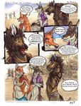  anthro bar beach blotch canine cervine clothing comic crossed_arms deer diego equine female fox group horse kangaroo male mammal marsupial seaside 