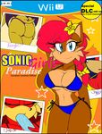  akatsukishiranui-fox anthro big_breasts bikini bipedal breasts butt canine chipmunk cleavage clothed clothing echidna female fiona_fox fox mammal monotreme rodent rouge_the_bat sally_acorn sega shade_the_echidna skimpy smile sonic_(series) swimsuit thong 