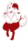  &lt;3 2015 anthro bedroom_eyes big_breasts braixen breast_expansion breasts canine chest_tuft female fox fur inner_ear_fluff looking_at_viewer mammal nintendo pok&eacute;mon tom_fischbach tuft video_games 