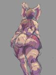 3:4 absurd_res anthro big_butt butt female five_nights_at_freddy&#039;s hi_res lagomorph leporid mammal rabbit raised_tail rear_view rik_grape scottgames solo tail vanny_(fnaf) walking white_body