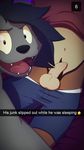  anthro balls canine coyote duo jackalope lagomorph male mammal penis selfie snapchat uncut zawmg 