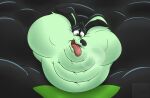 anthro blobby breath canid canine canis coyocislav coyote folds growing hi_res immobile lard loonatics_unleashed looney_tunes male mammal morbidly_obese obese overweight panting puffed_cheeks rolls solo tech_e._coyote tongue tongue_out warner_brothers weight_gain wide_body