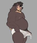 2025 anthro bear beard belly big_muscles big_pecs blush bodily_fluids briefs briefs_only clothed clothing clothing_pull colored_sketch cum cum_in_clothing cum_in_underwear cum_through_clothing cum_through_underwear deliverymutt erection erection_under_clothing facial_hair genital_fluids genitals hair half-closed_eyes hi_res humanoid_genitalia humanoid_penis looking_down_at_penis male mammal muscular narrowed_eyes overweight overweight_male pecs penis portrait pubes short-faced_bear side_view sketch solo spectacled_bear tenting three-quarter_portrait tighty_whities topless uku underwear underwear_only underwear_pull wet wet_clothing wet_underwear white_briefs white_clothing white_underwear