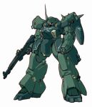  assault_rifle beam_rifle commentary_request energy_gun gun gundam gundam_0080 holding holding_gun holding_weapon kampfer_(mobile_suit) machinery mecha mecha_focus mobile_suit no_humans one-eyed original radio_antenna red_dot_sight red_eyes redesign rifle robot roundel science_fiction shield shoulder_spikes solo spikes tessaku_ro vernier_thrusters weapon white_background zeon 
