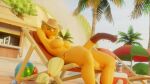 16:9 3d_(artwork) animal_genitalia animal_penis anthro anthrofied applejack_(mlp) ball balls beach beach_ball beach_chair beach_umbrella beverage_can big_breasts big_penis blue_sky breasts chair clothing crossgender cutie_mark day digital_media_(artwork) earth_pony equid equine equine_genitalia equine_penis eyes_closed freckled_face freckles friendship_is_magic ftg_crossgender fti_crossgender furniture genitals gynomorph hand_behind_head hasbro hat hat_only headgear headgear_only headwear headwear_only hi_res horse huge_penis inflatable intersex long_penis lounge_chair lying mammal mostly_nude my_little_pony nipples nude_anthro nude_gynomorph nude_intersex on_back outdoor_nudity outside palm_tree parasol penis plant pony relaxing resting sand sky slugcats solo tail thick_thighs tree wet wet_penis widescreen
