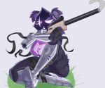 2025 aiming aiming_weapon anthro armor artist_name bear big_breasts breasts clothed clothing epic_games eye_scar facial_scar female fortnite furgonomic_headwear furgonomics gauntlets gloves greaves gun handwear hi_res holding_sniper_rifle hood legband mammal one_eye_closed ranged_weapon raven_team_leader rifle scar shadow_face sitting smile smoke sniper_rifle solo talons_tw text thighband topwear twitter_handle weapon wraps