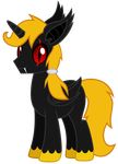  adoptable alpha_channel bat_pony black_fur equine fan_character feral fur hooves horn jesse220 lord_silver_fangs male mammal my_little_pony plain_background red_eyes scar slit_pupils solo transparent_background winged_unicorn wings 