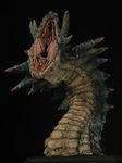  ambiguous_gender blue_scales capcom gaping lagiacrus leviathan monster_hunter real scalie sculpture solo statue teeth tongue video_games white_scales 