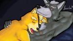  anthro bed canine duo fox fox_mccloud gay gerardson male mammal nintendo scar sleeping star_fox video_games wolf wolf_o&#039;donnell 