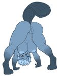  anthro anus ass_up beaver bent_over big_breasts big_butt blithedragon blue_theme breasts brooke_marlow buckteeth butt clitoris cyan_hair cyan_nipples cyan_pussy female hair looking_at_viewer looking_through_legs mammal nipples nude one_eye_closed plain_background pussy rodent short_hair smile solo spread_legs spreading white_background wink 
