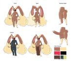  anthro big_penis english_text erection hyper lopunny male mammal model_sheet nintendo nude penis pok&eacute;mon standing text timothy_vladislaus uncut video_games 