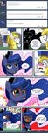  2015 ? blush dialogue earth_pony english_text equine eyewear female feral friendship_is_magic glasses horn horse john_joseco male mammal my_little_pony pony princess_luna_(mlp) royal_guard_(mlp) text winged_unicorn wings 
