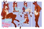  2015 anthro antlers arm_support balls brown_fur butt camisole cervine clothed clothing crossdressing deer fur girly gloves_(marking) hair hooves horn juniper_(zippuzzle) legwear long_hair looking_at_viewer male mammal markings model_sheet multiple_poses nude panties pants rear_view salkitten shirt side_view sitting socks_(marking) solo standing stockings underwear 