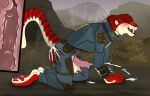  all_fours anal anal_orgasm anal_penetration angel_(velvetvlade) anthro anthro_on_feral anthro_penetrated balls bestiality big_fangs bite blue_bodysuit blue_clothing blue_skinsuit blush bodily_fluids bodysuit butt clothed clothing cum cum_in_ass cum_inside cum_on_butt cum_on_ground cumshot duo ejaculation erection eyes_closed fallout fangs felid feral feral_penetrating feral_penetrating_anthro fur genital_fluids genitals hair hands-free hi_res invisible killthe_demon knotting looking_pleasured male male/male male_penetrated male_penetrating male_penetrating_male mammal microsoft night_stalker_(fallout) open_mouth orgasm penetration penile penile_penetration penile_spines penis penis_in_ass pink_penis plant red_body red_fur red_hair red_tongue samantha_(nava) sex short_hair shoulder_bite shrub side_view skinsuit teeth tight_clothing tongue torn_bodysuit translucent translucent_body yellow_balls yellow_body yellow_fur 