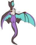  bat dragon female inkhling mammal nintendo noivern pok&eacute;mon pussy solo video_games wings 