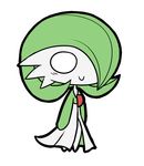  ambiguous_gender dress gardevoir green_hair hair humanoid nintendo pok&eacute;mon rakkuguy_(artist) short_hair smile solo video_games 