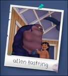  alien child chubby cum duo female four_eyes human jumba lilo lilo_and_stitch mammal masturbation penis photo standing tapering_penis young zippo 