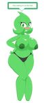  anthro anthrofied big_breasts breasts camel_toe clothing elfdrago female huge_breasts metapod nintendo nipples panties pok&eacute;mon pok&eacute;morph solo underwear video_games voluptuous wide_hips 