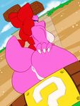  anus birdo bow breasts butt butt_grab buxbi female hand_on_butt mario_bros nintendo presenting presenting_hindquarters scalie solo video_games wide_hips 