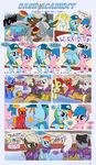  2015 armor avian blue_eyes cloud cutie_mark dialogue english_text equine female flying football friendship_is_magic gilda_(mlp) green_eyes group gryphon hair male mammal multicolored_hair my_little_pony pegasus rainbow_dash_(mlp) rainbow_hair sorcerushorserus text wings yellow_eyes 