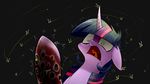  2015 arthropod bee equine female feral flying friendship_is_magic hair horn insect mammal my_little_pony nightmare_fuel purple_hair scared smile solo trypophobia twilight_sparkle_(mlp) underpable unicorn 
