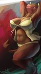  anthro big_breasts bovine breasts clothing female fur lingerie looking_at_viewer mammal muscles muscular_female navel panties smile solo tauren underwear video_games voluptuous warcraft weaselwolf world_of_warcraft 