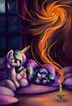  cute equine female feral friendship_is_magic grennadder horn mammal my_little_pony princess_celestia_(mlp) princess_luna_(mlp) solo winged_unicorn wings 