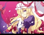  anime_coloring elbow_gloves gloves lowres one_eye_closed parasol solo touhou touya_(the-moon) umbrella white_gloves yakumo_yukari 