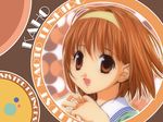  character_name copyright_name hairband kaho_(sister_princess) orange_hair sister_princess solo tenhiro_naoto 