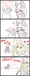  age_difference anthro bigger_female canine clothing comic female fur hair humor humphrey_(occidentalis) kissing male mammal occidentalis seashell_(occidentalis) sketch smaller_male smile young 