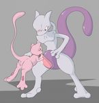  2015 animal_genitalia anus blush duo erection eye_contact female floating genital_slit holding_penis larger_male looking_down looking_up male mew mewtwo nintendo oral penis pok&eacute;mon precum pussy pussy_juice ryloo saliva sex size_difference slit smaller_female standing straight tapering_penis tongue tongue_out video_games 