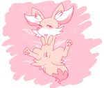  blush cum female fennekin feral fur kemono nintendo open_mouth pok&eacute;mon pussy sd_(artist) solo video_games yellow_fur 